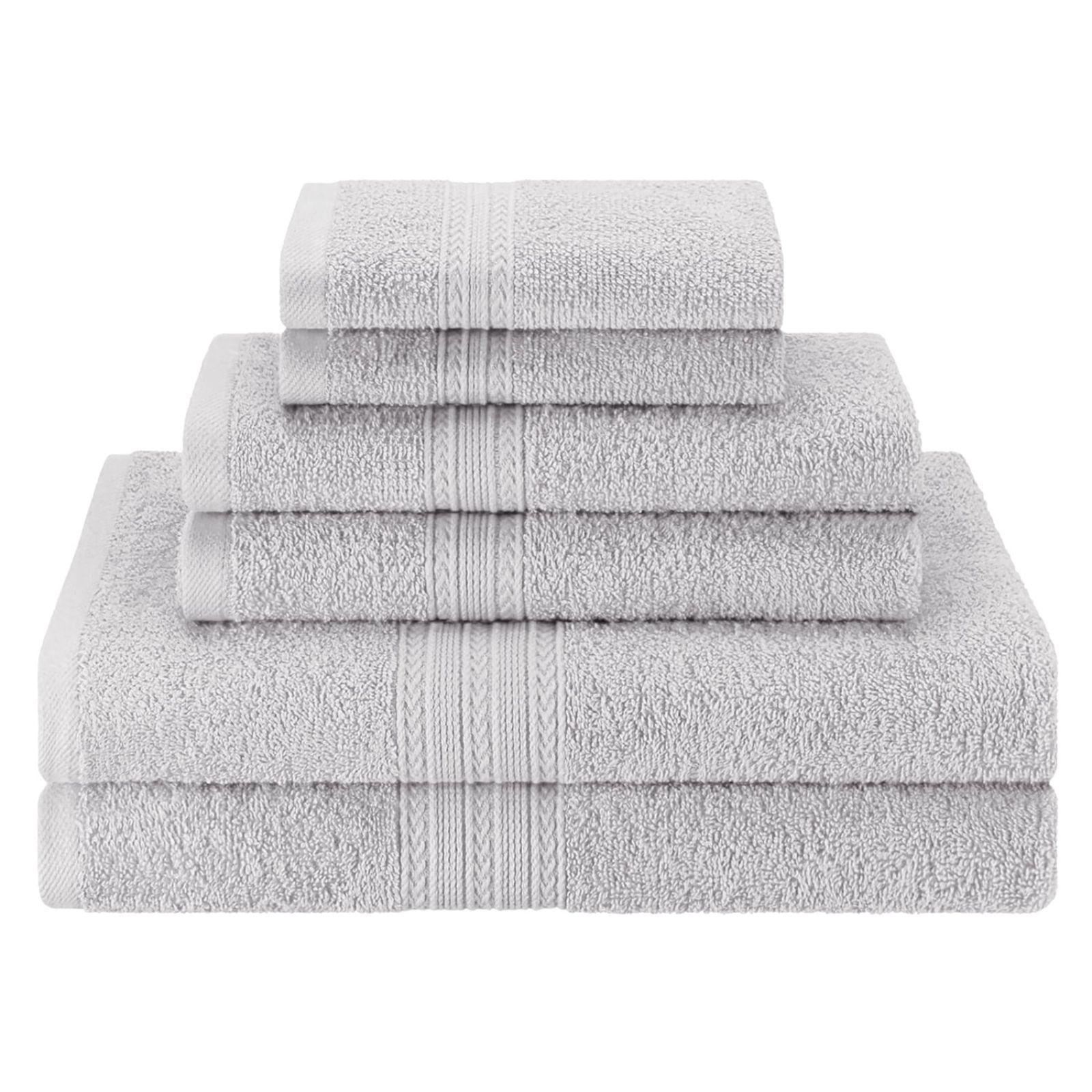 mastro bianco set 6 asciugamani in spugna beige - foto 2