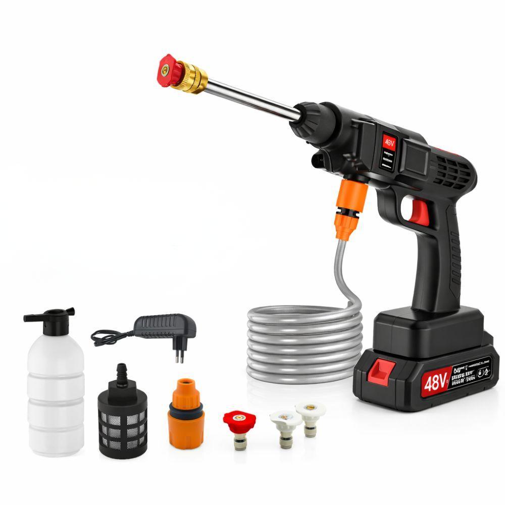  idropulitrice portatile con due batterie e accessori inclusi - foto 3