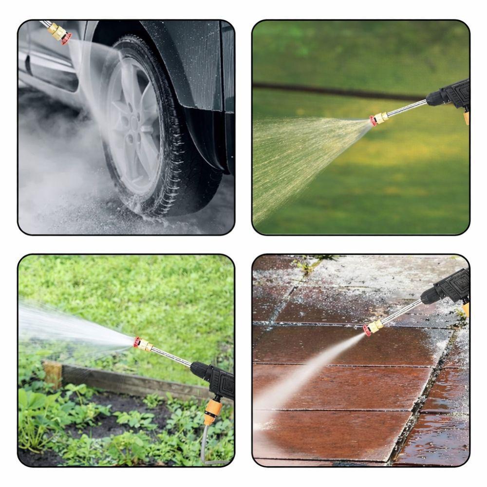  idropulitrice portatile con due batterie e accessori inclusi - foto 5