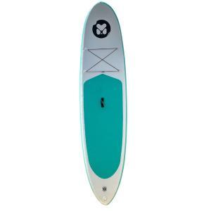 Tavola sup gonfiabile verde acqua l 11' (335 x 81 x 15 cm) con pagaia, leash, pompa e sacca