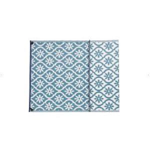 Tappeto da esterno in polipropilene 180x230 cm celeste