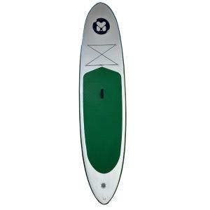 Tavola sup gonfiabile verde l 11' (335 x 81 x 15 cm) con pagaia, leash, pompa e sacca