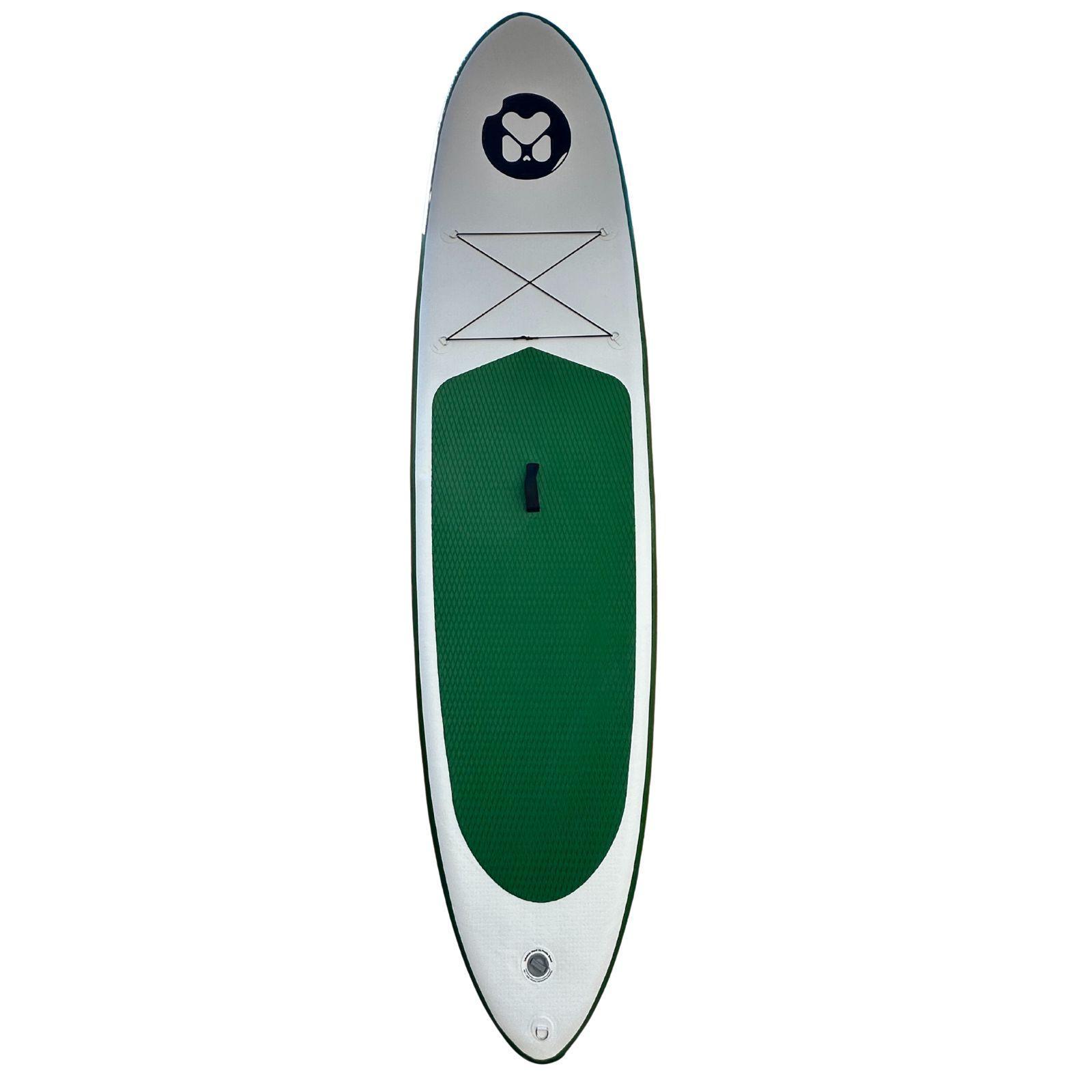  tavola sup gonfiabile verde l 11' (335 x 81 x 15 cm) con pagaia, leash, pompa e sacca - foto 1