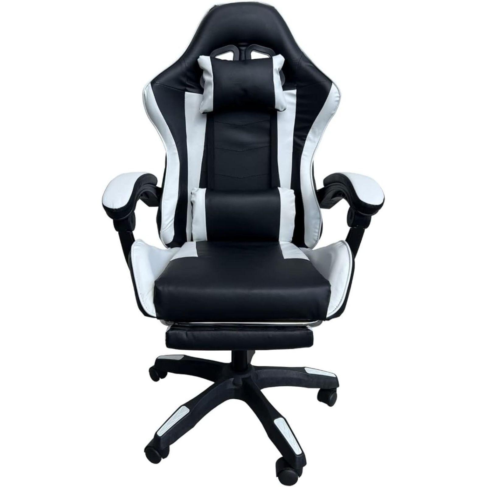 mastro bianco sedia gaming nera e bianca - foto 1