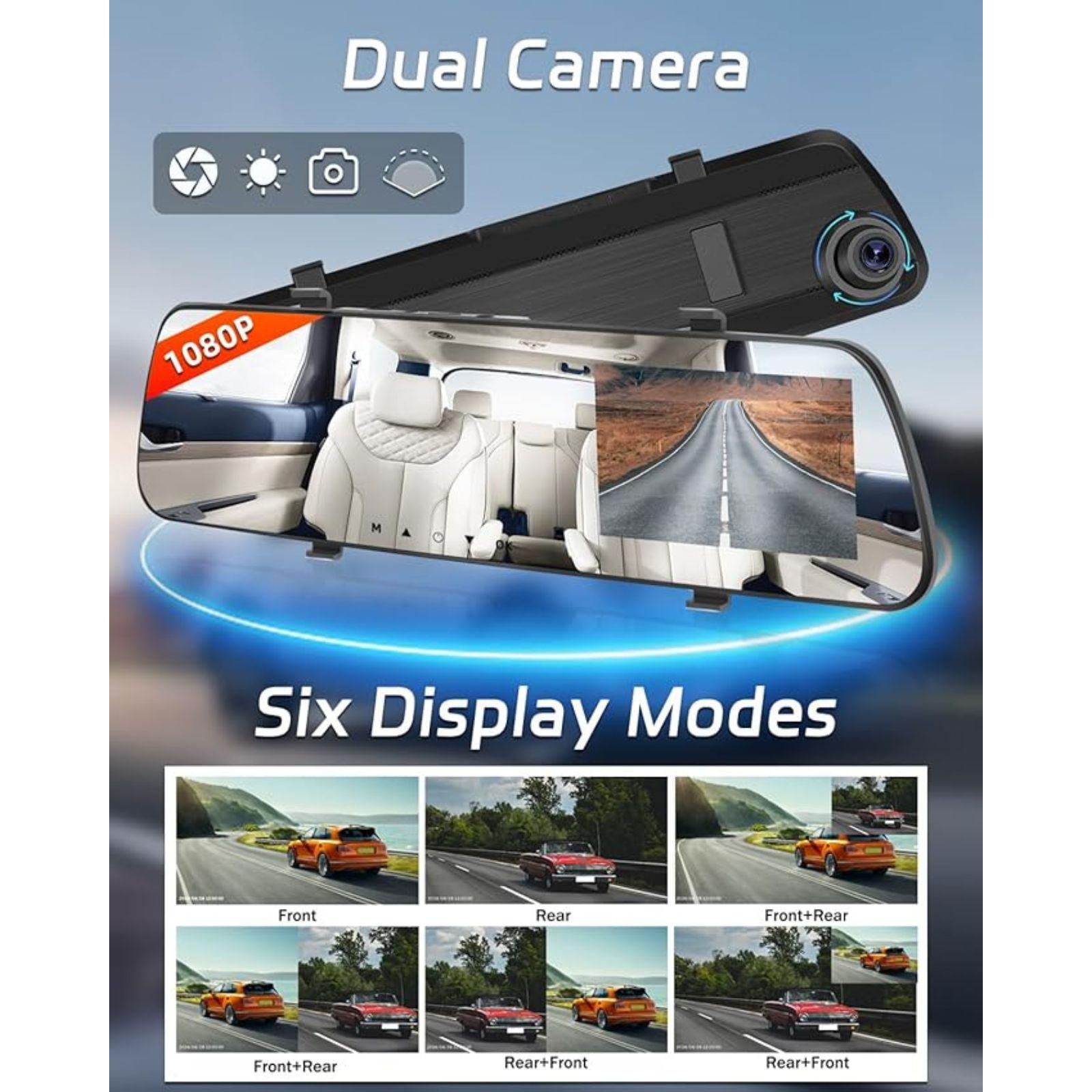  specchietto dash cam 4.3