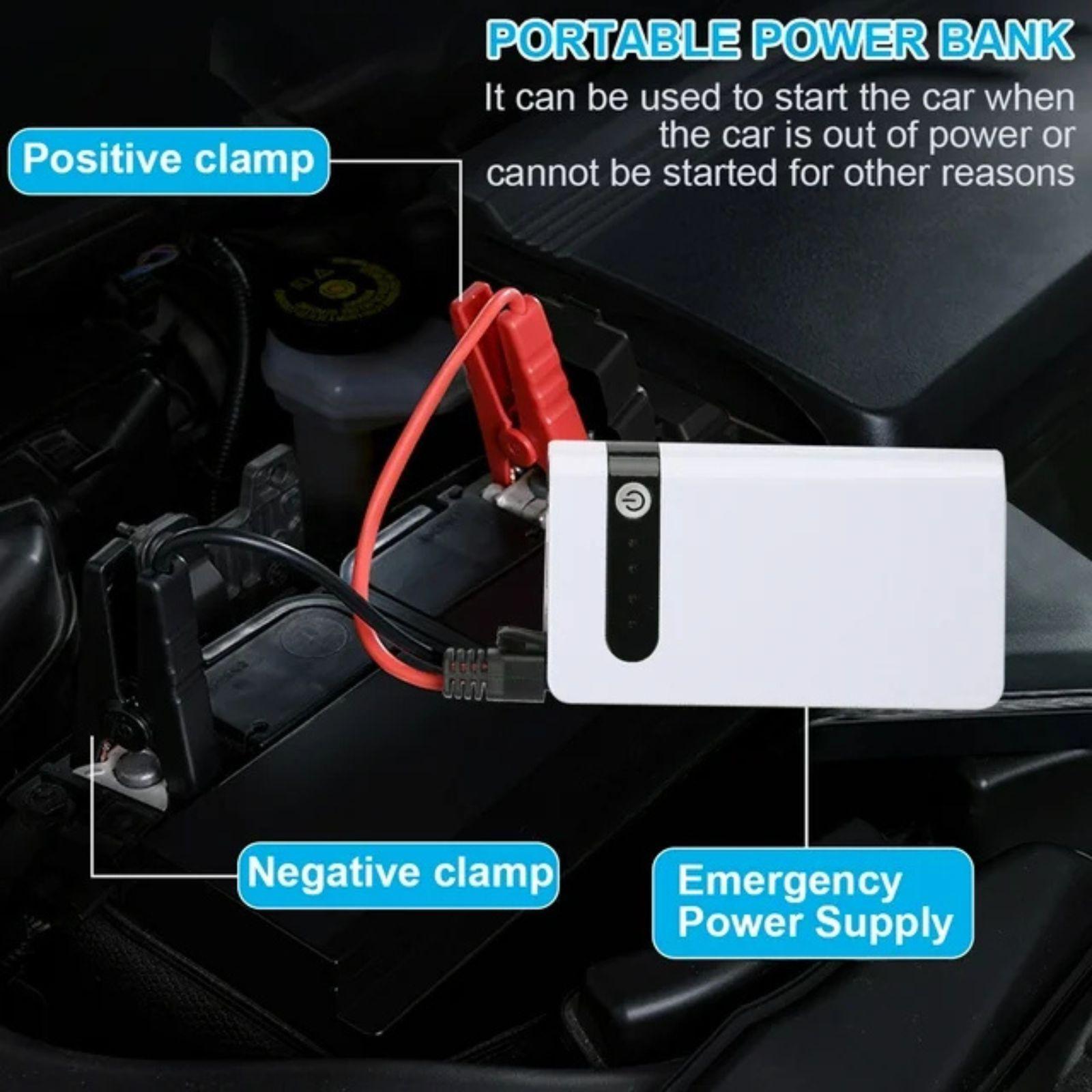  avviatore di emergenza portatile per auto e powerbank da 10000 mah - foto 3
