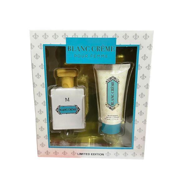  blanc-crème set profumo 50 ml & crema corpo 50 ml fragranza latte delicata edizione limitata - foto 2