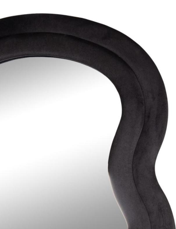  specchio arredo da terra 170x70 cm, nero - foto 2