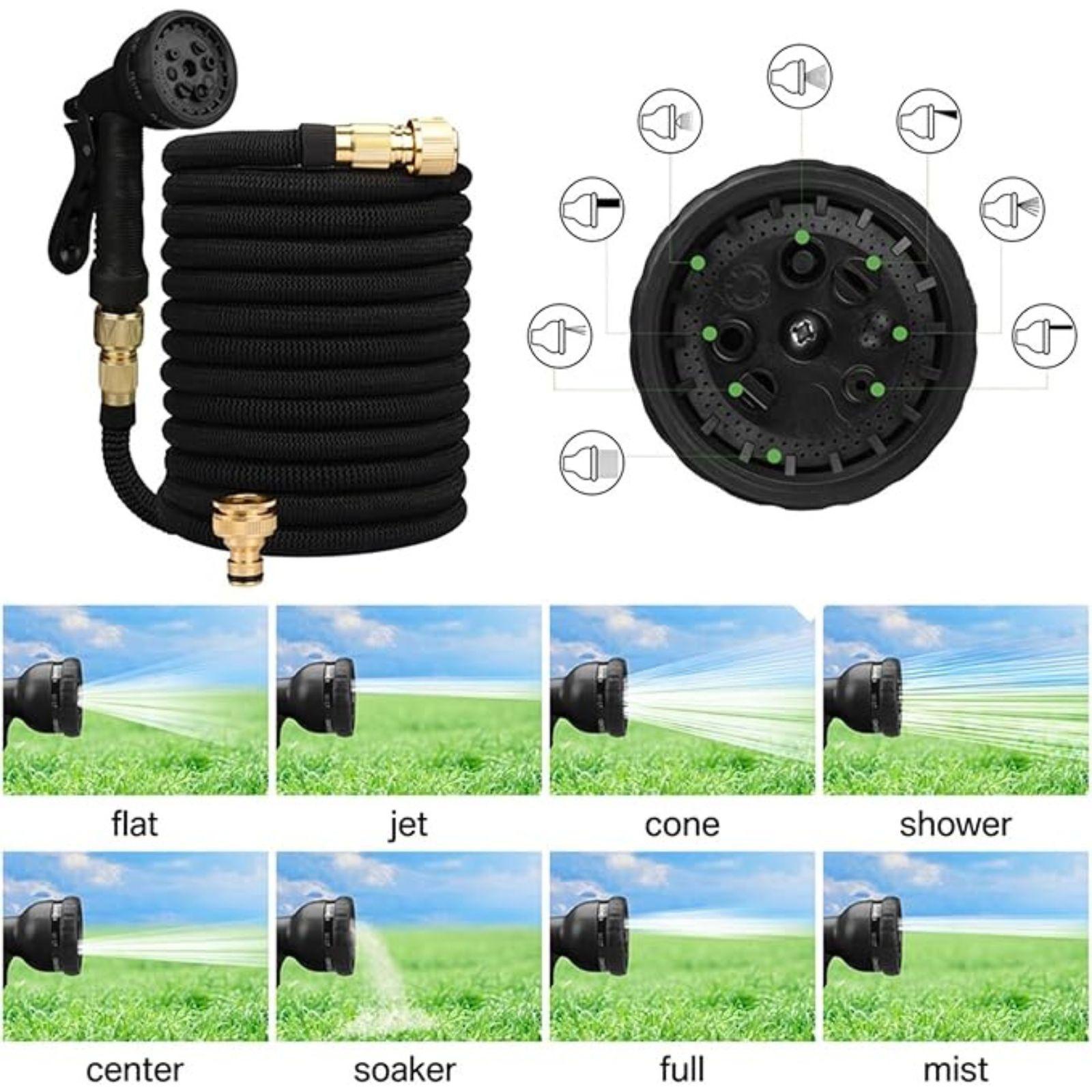  tubo da giardino estensibile 5m / 25m flessibile antigroviglio - foto 2