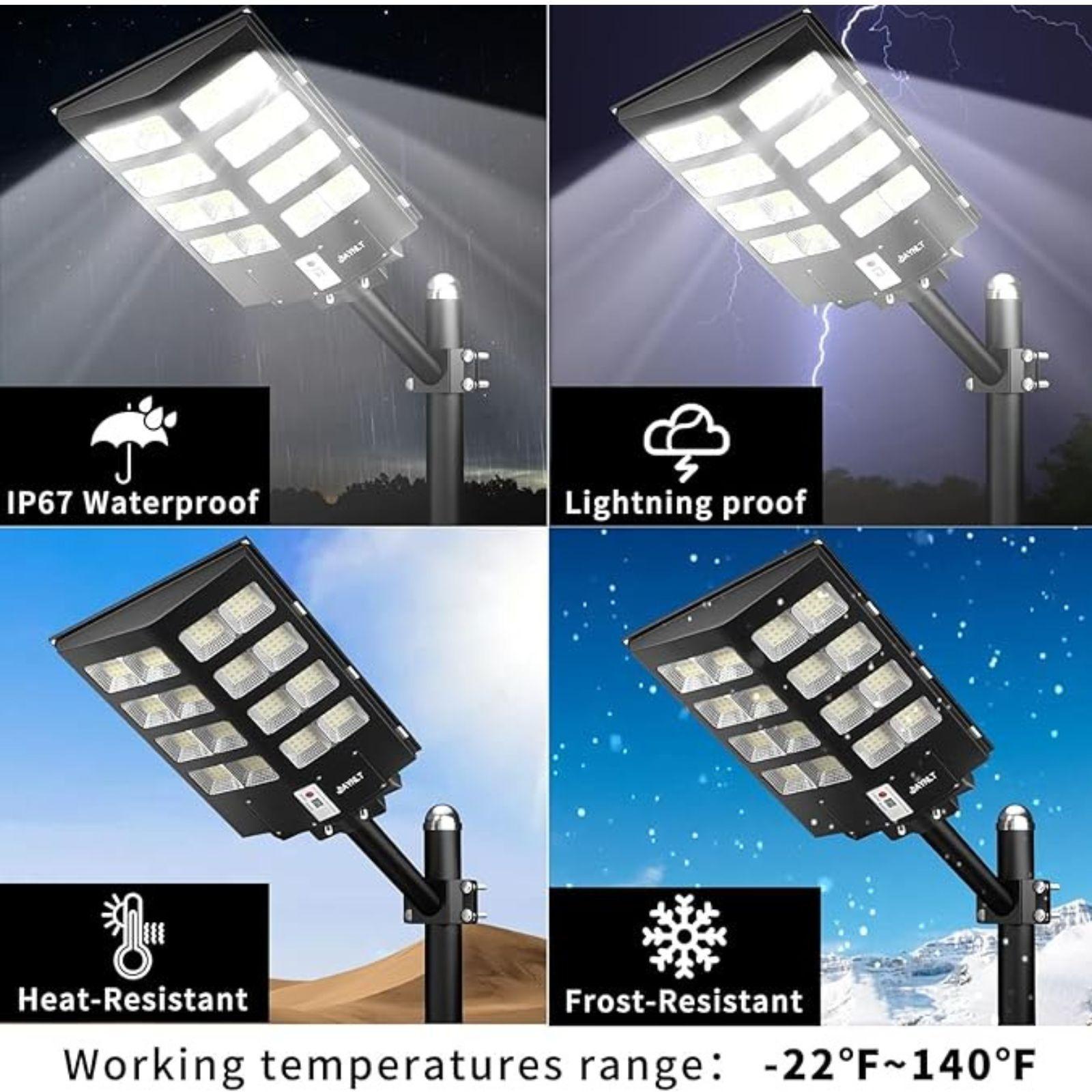  lampione solare a led 1000w - foto 4