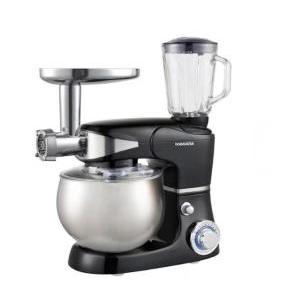 - robot da cucina multifunzione con ciotola in acciaio inox da 6 lt. - impastatrice, frullatore e tritacarne