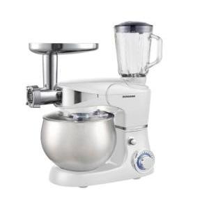 Robot da cucina multifunzione con ciotola in acciaio inox da 6 lt. - impastatrice , frullatore e tritacarne