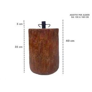 Base albbase albero tronco marrone chiaro 35/40 cm