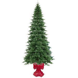 Base albero di natale fiocco rosso