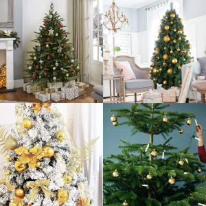 Palline di natale oro 10 cm 8 pz