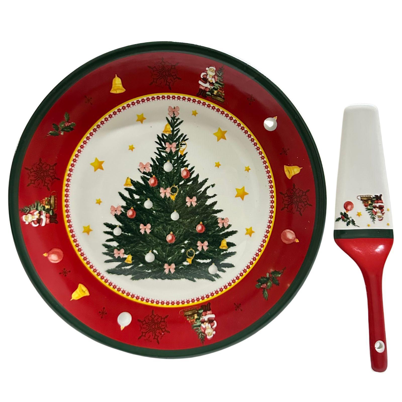 natale felicia piatto panettone con paletta - foto 5