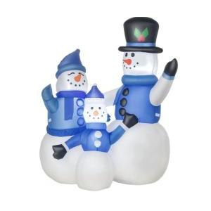 Pupazzi di neve gonfiabili con luci led da 120 cm