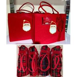 Borsa con plaid natalizio matrimoniale