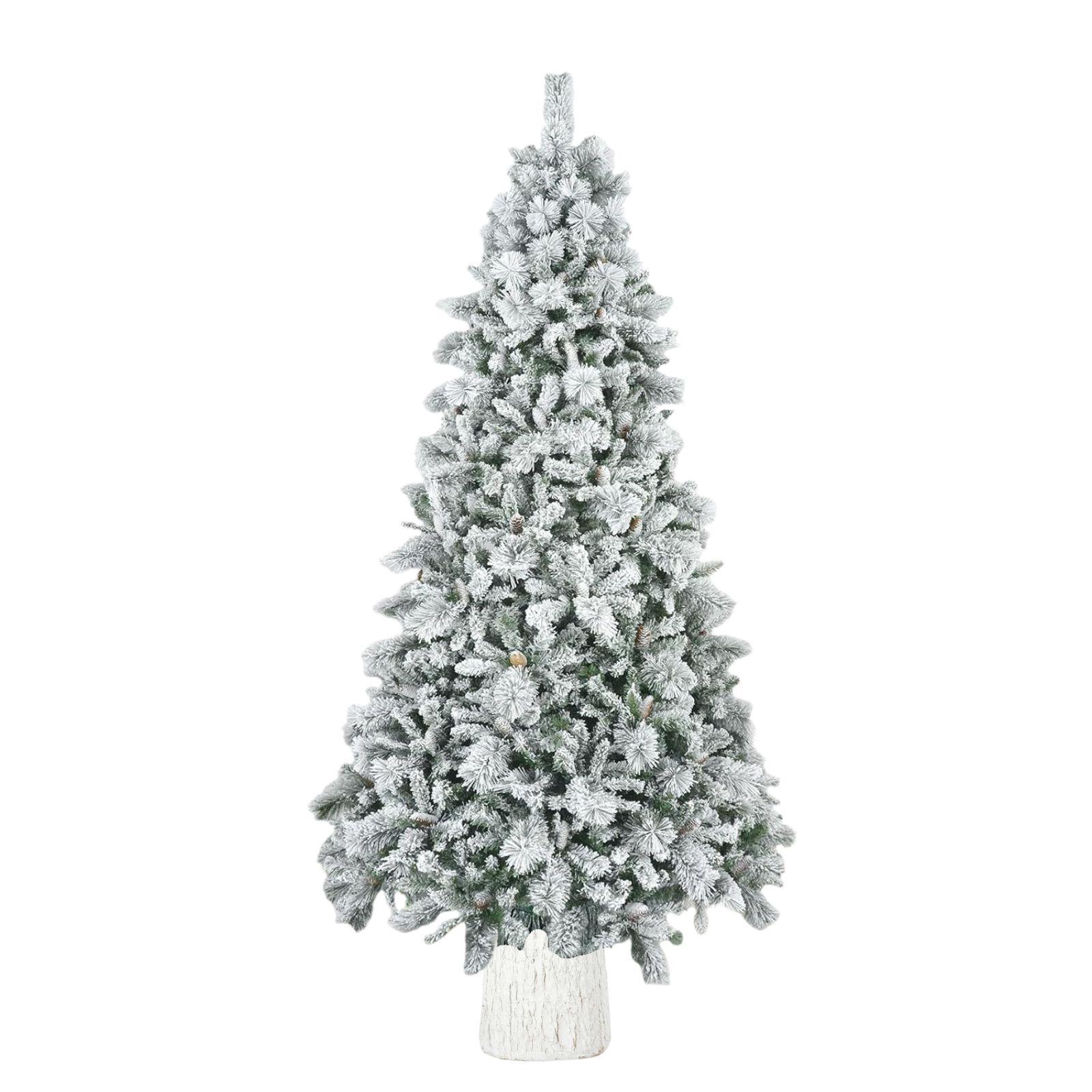 mastro bianco base albero natale tronco bianco 36.5 cm - foto 2