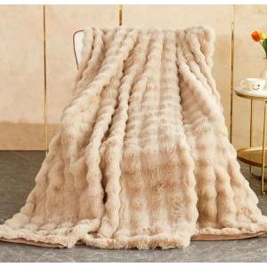 Trapunta beige matrimoniale 260x260 cm