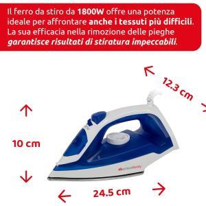 Ferro da stiro a vapore 1800w
