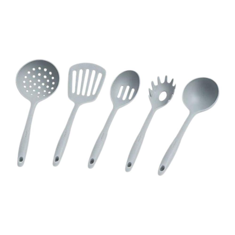  tris di padelle con coperchi in vetro grigie effetto marmo (20) - (24) - (28) cm - foto 4