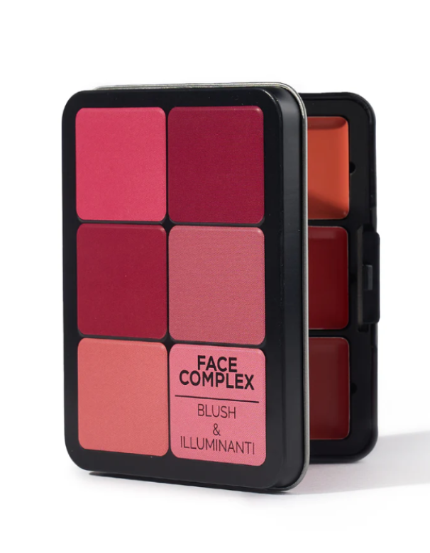 face complex face complex palette blush e illuminanti 12 colori per look personalizzati e pelle radiosa - foto 1