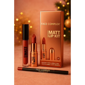 24h matt lip kit - matita labbra, tinta labbra + rosset...