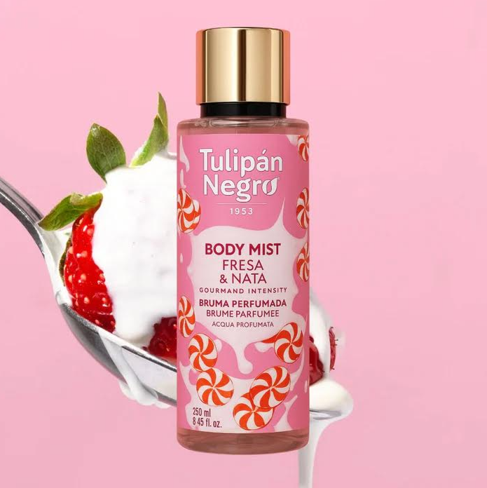 tulipan negro body mist fresa & nata 250 ml - tulipan negro - foto 1