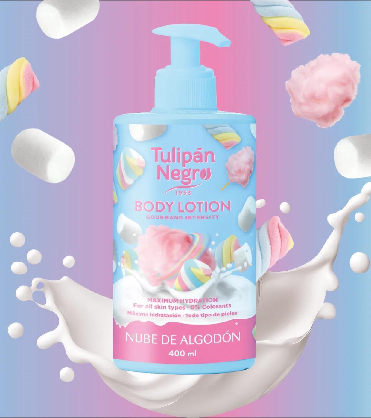 tulipan negro body lotion nube de algodon 400 ml - tulipan negro - foto 1
