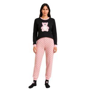Pigiama donna 100% caldo cotone e calzini abbinati
