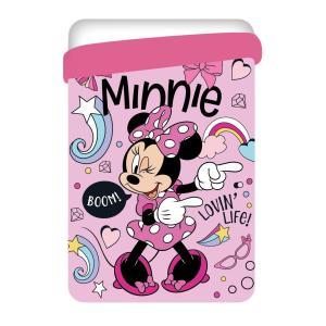Trapunta letto singolo  minnie rosa 170 x 260 cm