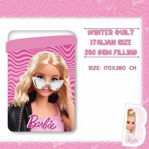 Trapunta letto singolo  barbie rosa 170 x 260 cm