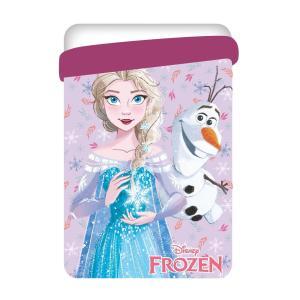 Trapunta letto singolo  frozen rosa 170 x 260 cm