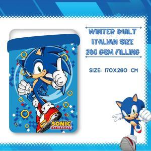 Trapunta letto singolo  sonic blu 170 x 260 cm