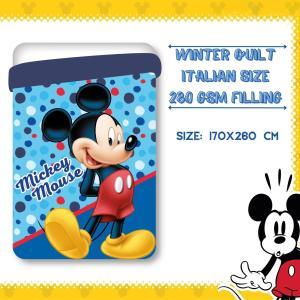 Trapunta letto singolo  topolino blu 170 x 260 cm