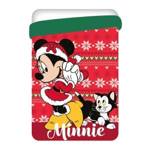 Trapunta letto singolo  minnie natale 170 x 260 cm