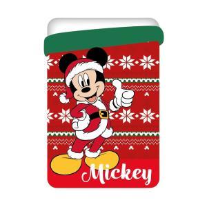 Trapunta letto singolo  topolino natale 170 x 260 cm