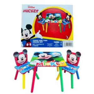 Set tavolo + sedie  topolino