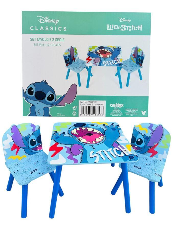 disney set tavolo + sedie disney stitch blu - foto 1