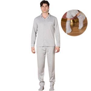 Pigiama uomo 100% caldo cotone e calzini abbinati