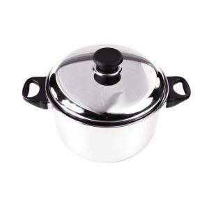 Batteria di pentole 12 pezzi in acciaio inox