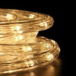 Tubo luminoso 180 luci led bianco caldo 10 mt per uso interno ed esterno