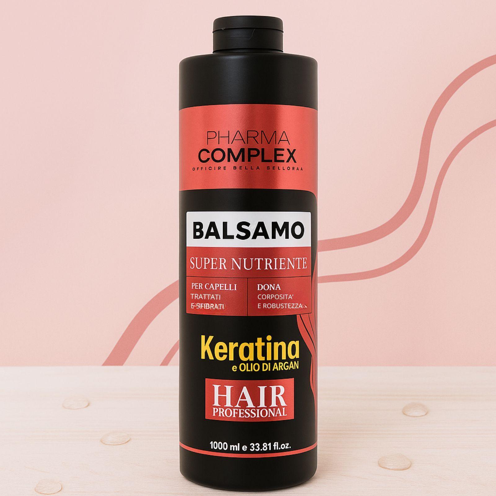 Balsamo Super Nutriente Con Keratina 1000ml flacone della marca Pharma Complex