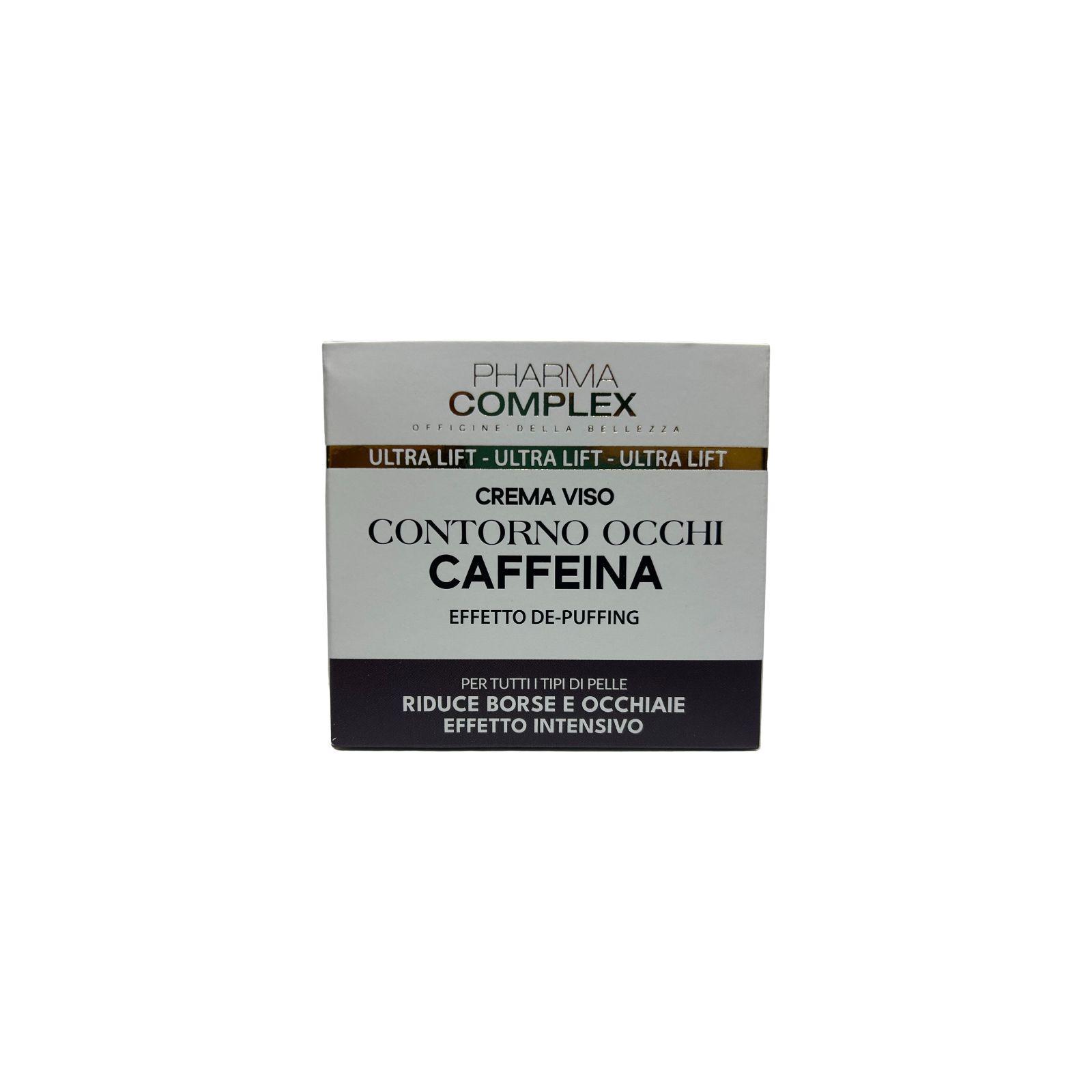 pharma complex crema viso contorno occhi caffeina effetto de-puffing 50 ml - foto 2