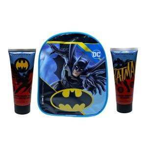Kit batman con zainetto, gel doccia e shampoo delicato