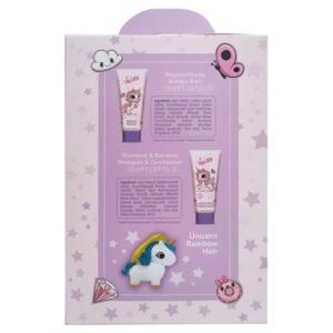 Kit be a unicorn con bagnoschiuma,  shampoo&balsamo e unicorn rainbow hair