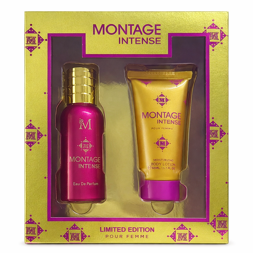  set montage intense profumo 50 ml con crema corpo 50 ml coordinata - foto 2