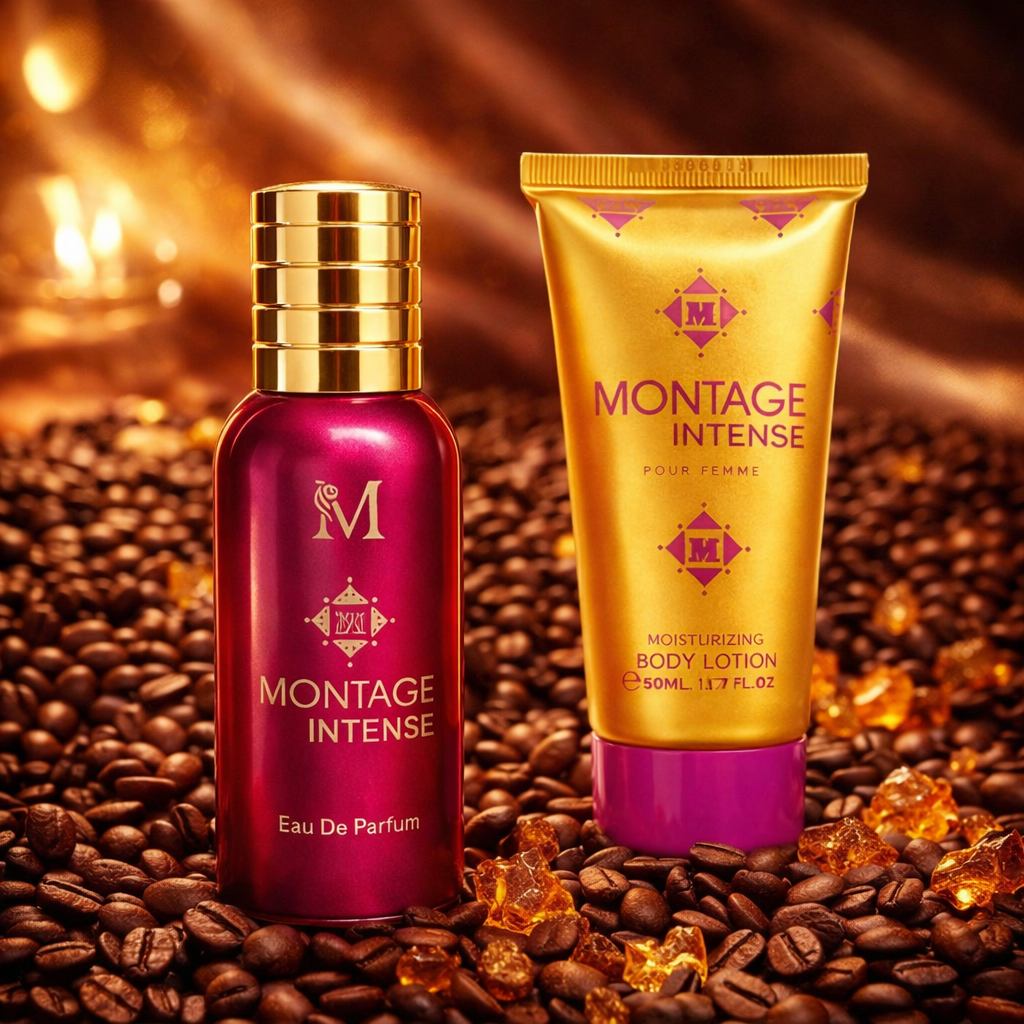  set montage intense profumo 50 ml con crema corpo 50 ml coordinata - foto 3