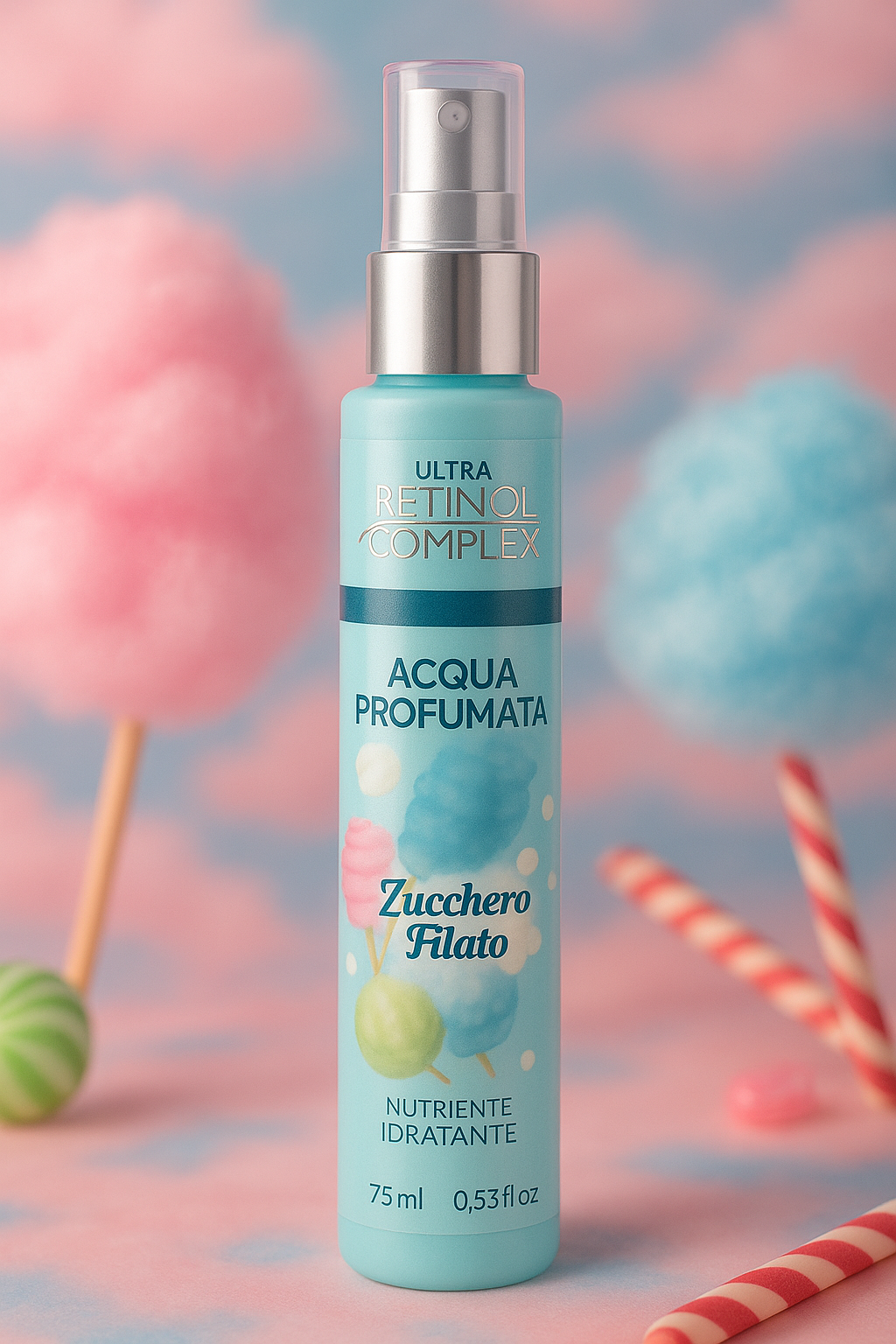 retinol complex acqua profumata retinol complex zucchero filato 75 ml. - foto 1